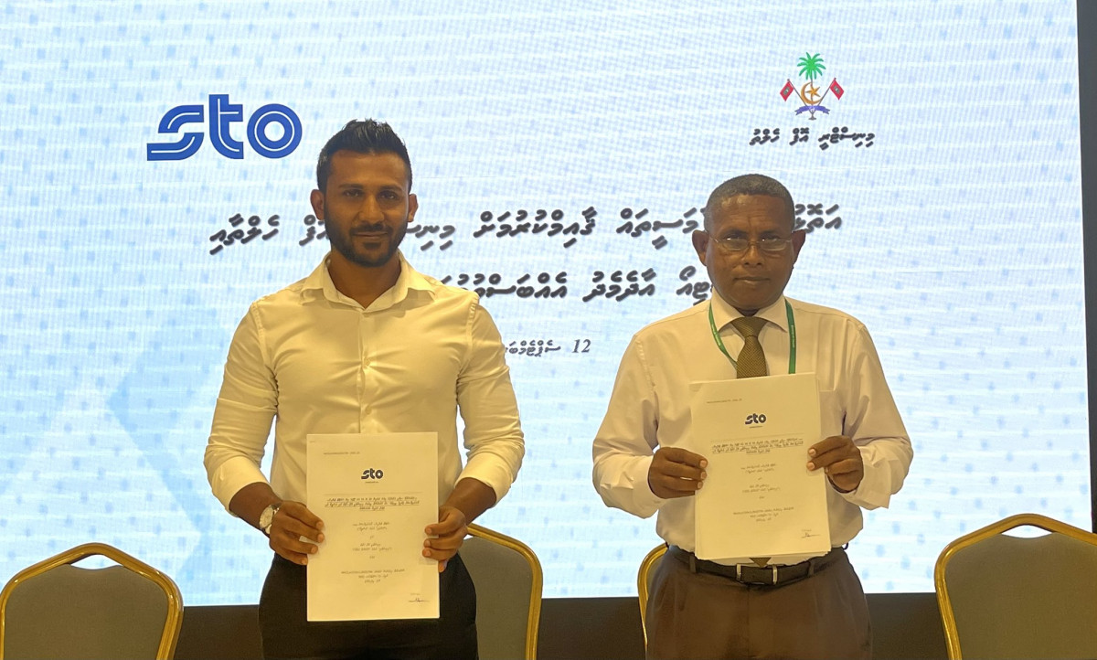 ހެލްތު މިނިސްޓްރީ އާއި އެސްޓީއޯ ދެމެދު ވެވުނު އެއްބަސްވުމުގައި ސޮއިކުރުމަށް ބޭއްވި ރަސްމިއްޔާތު