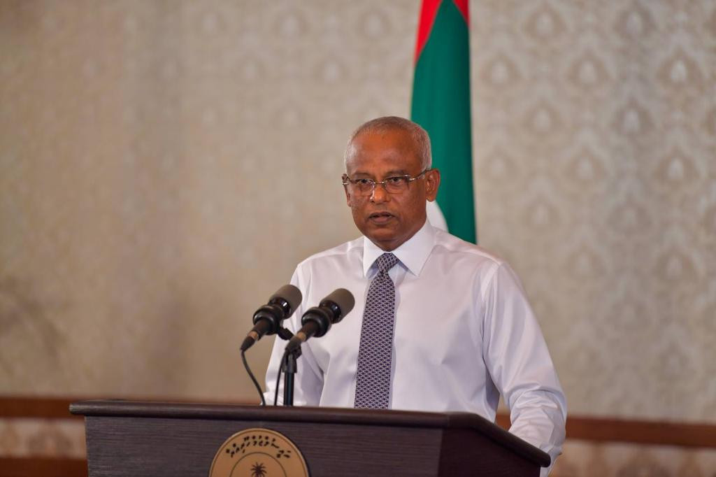 President Ibrahim Mohamed Solih posted a tweet condemning the violence late on Tuesday