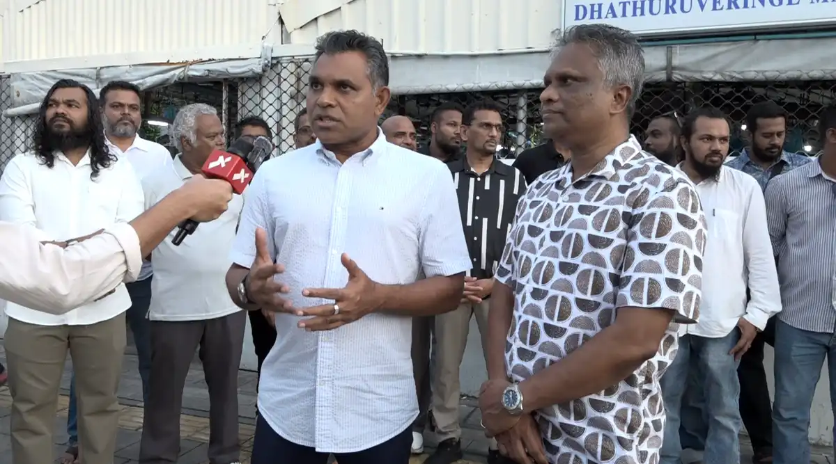 ކުރީގެ ނައިބު ރައީސް ފައިސަލް ނަސީމް އަދި މާލެ ސިޓީ މޭޔަރު އާދަމް އާޒިމް
