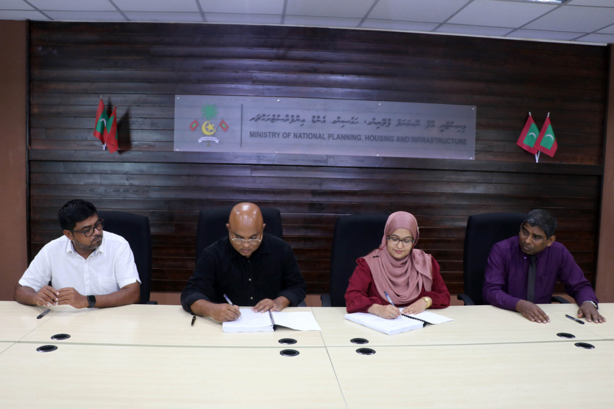 ޕްލޭނިންގ މިނިސްޓްރީން ސާސްއީއާއެކު އެއްބަސްވުމުގައި ސޮއިކުރުން