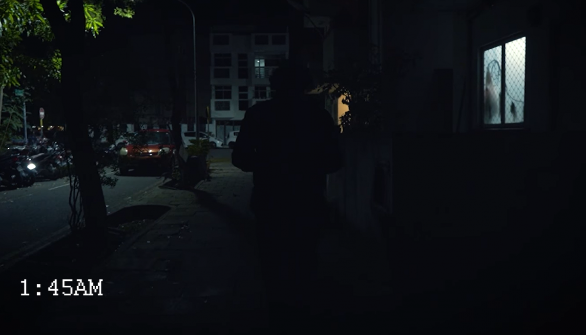 A screengrab from the re-enactment video publicized by DDCom; Rilwan was last seen on 8 August 2014