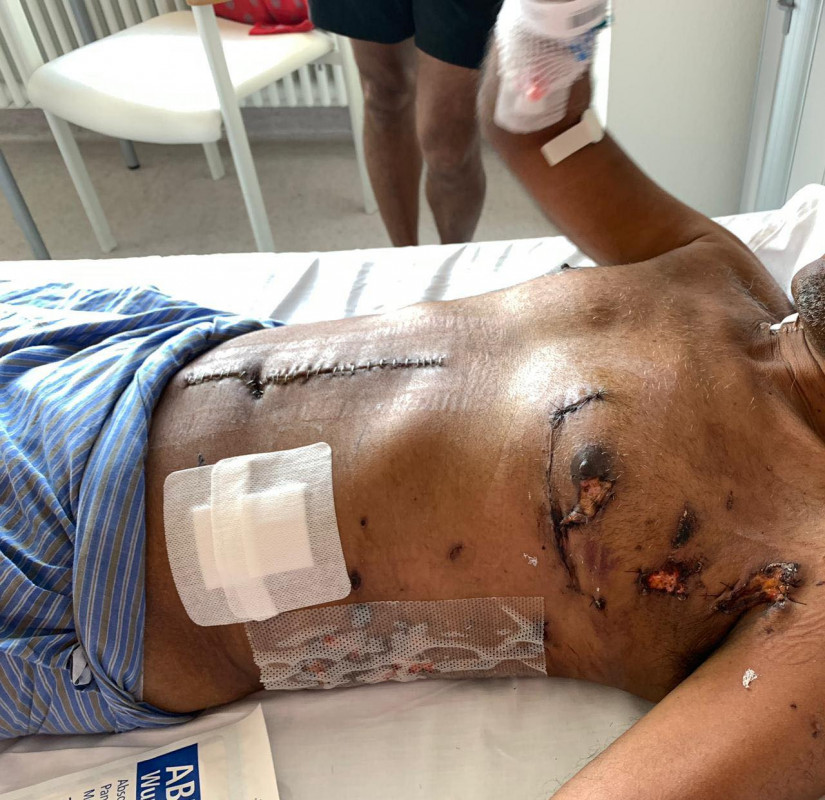 ރައީސް ނަޝީދުގެ ބަނޑުފުޅުގެ މެދުން ކަފާލުމަށް ފަހު ފަހާފައިވާ މަންޒަރު