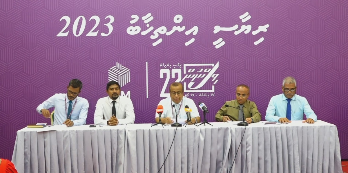 Press conference held by the Elections Commission
