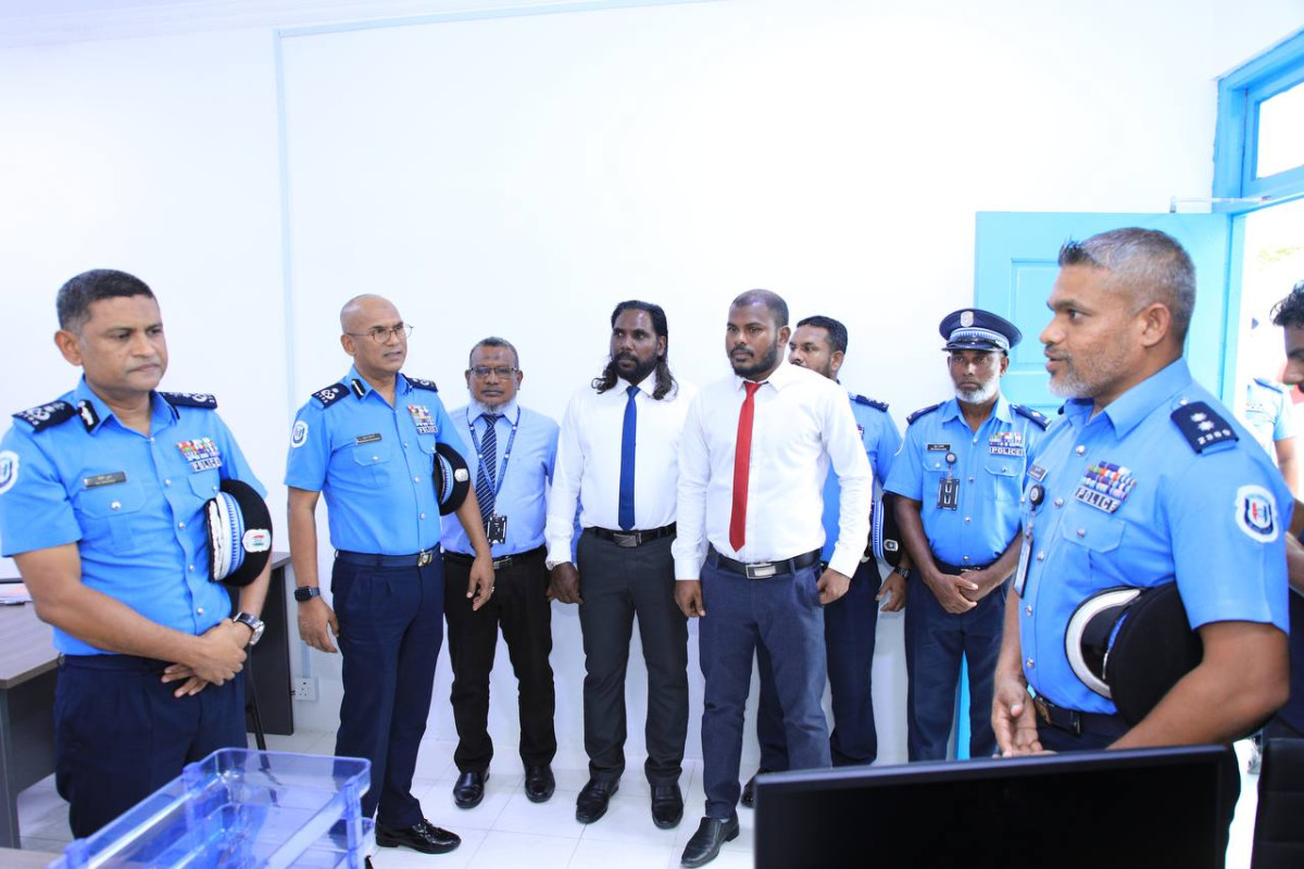 ތ. ގާދިއްފުށިގައި ގާއިމްކުރި ޕޮލިސް ޕޯސްޓް ބައްލަވާލައްވަނީ