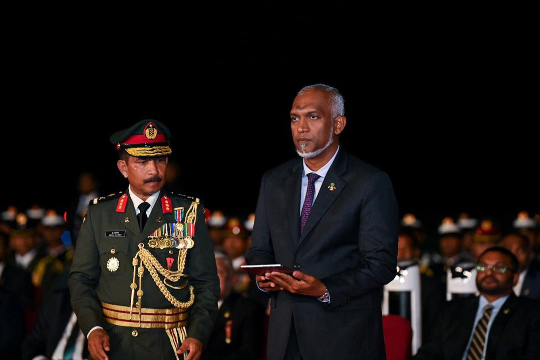 President Muizzu launched the MNDF Air Corps and the Unmanned Aerial Vehicle (UAV) into service on Friday