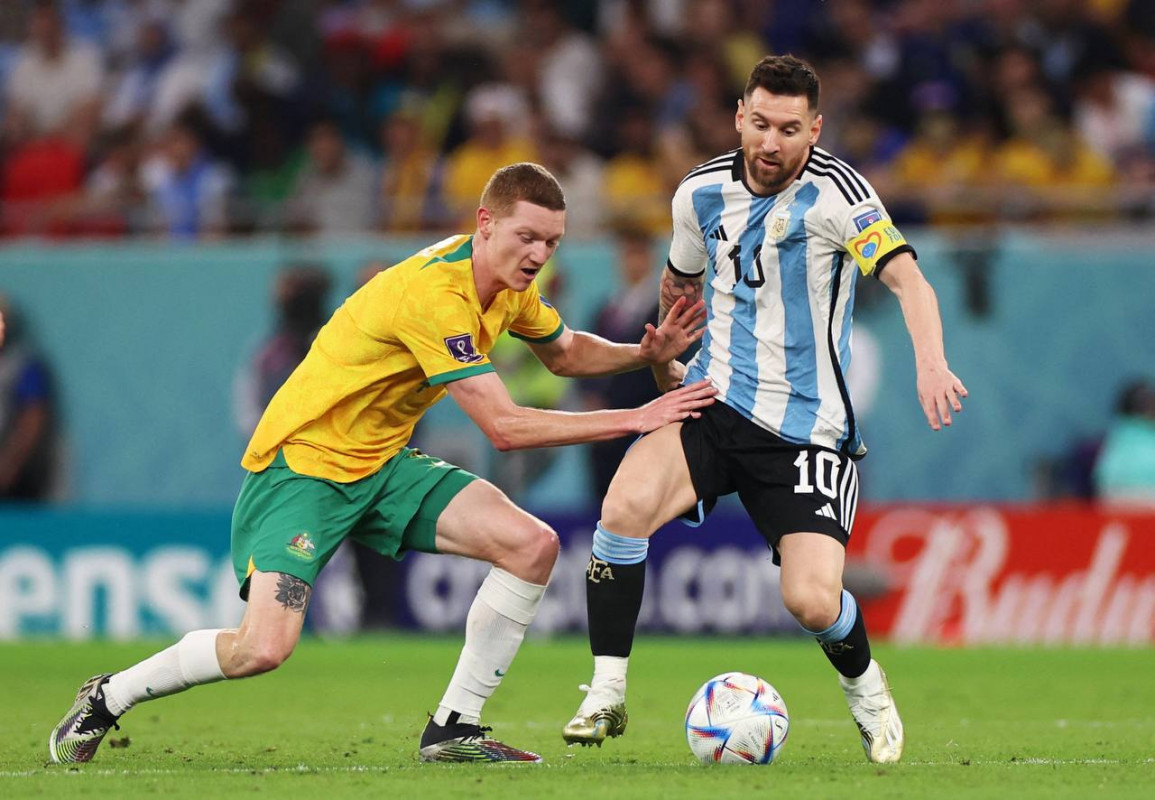 އޮސްޓްރޭލިޔާ އަދި އާޖެންޓީނާ ކުޅުނު މެޗުގެ ތެރެއިން - ފޮޓޯ: ރޮއިޓާސް