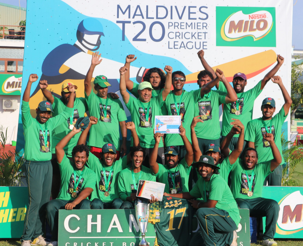 މިލާން ކްރިކެޓް އެކެޑަމީން ޗެމްޕިއަން ޓްރޮފީ އާ އެކު