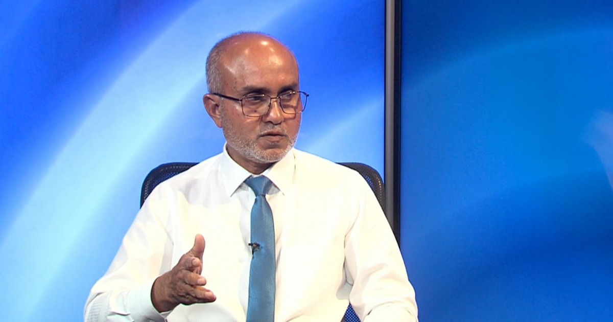 މޯލްޑިވްސް ނޭޝަނަލް ސްކިލްސް ޑިވެލޮޕްމަންޓް އޮތޯރިޓީގެ ސީއީއޯ އަހްމަދު ނަޝީދު