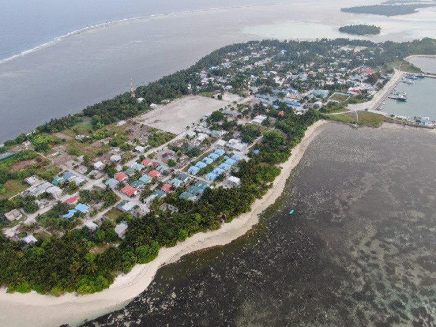 Gemanafushi island of Gaaf Alif atoll 