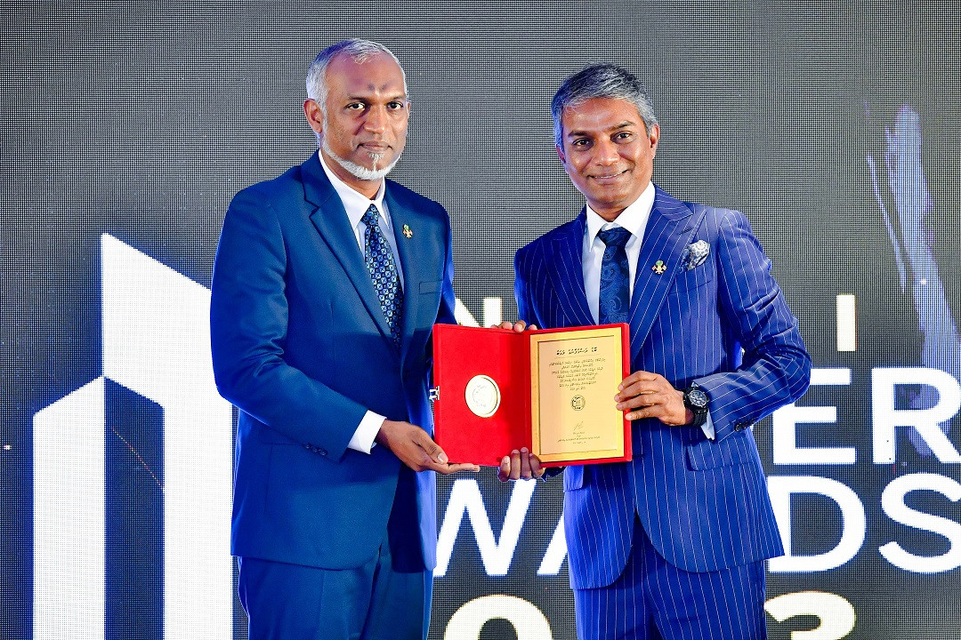 MNACI conferred the "Bodu Rasgefaanu title" on President Dr. Mohamed Muizzu