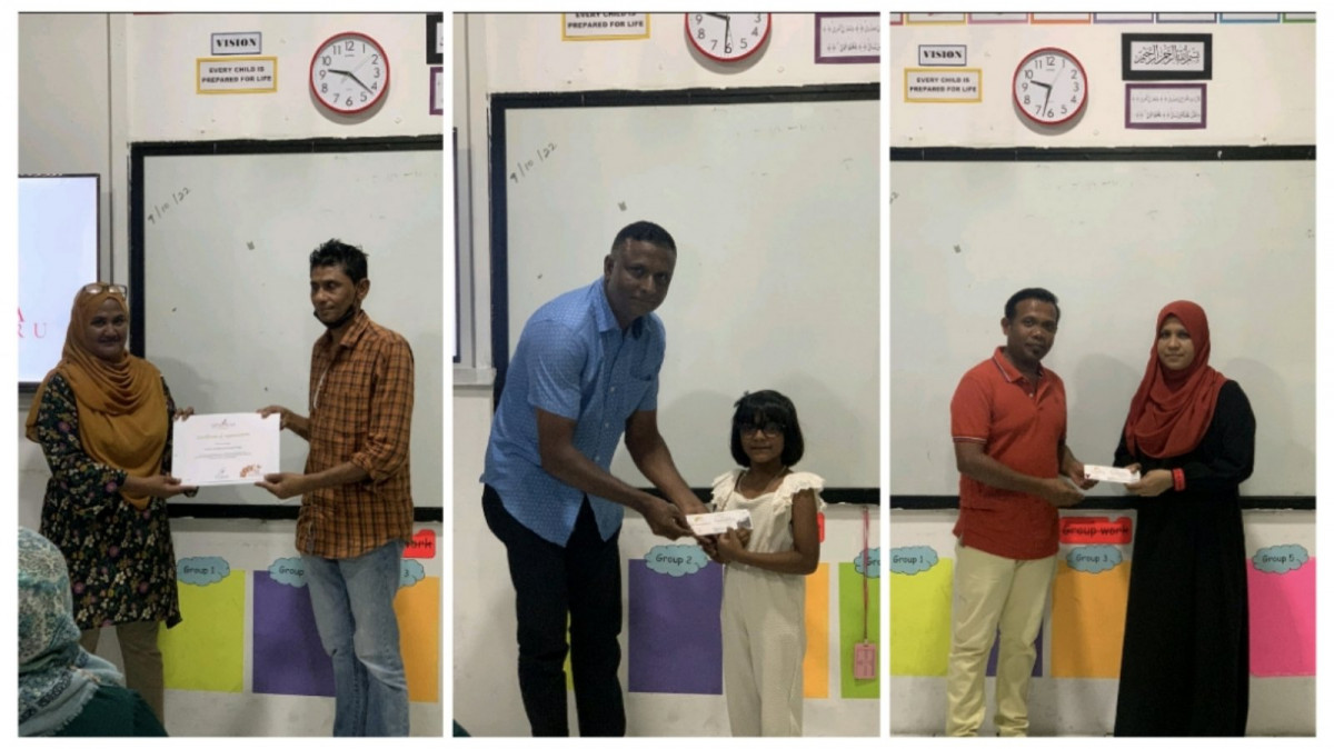 ލޭ ކޮކާ މެޑިކަލް އެންޑް ރިހިބިލިޓޭޝަން ސެންޓަރ އިން މިދިޔަ ހުކުރ ދުވަހު އާޓިފިޝަލް ބީޗް ގައި ބޭއްވި ލޭކޮކާ ހަވީރުގެ ނަސީބުވެރިންނާއި އިނާމް ހަވާލުކުރުމަށް ބޭއްވި ރަސްމިއްޔާތު