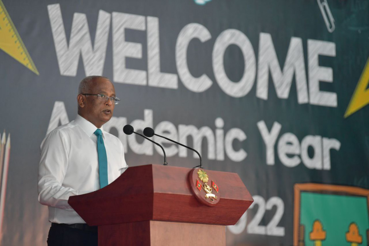 President Solih's speech at a special assembly held in Rehendhi School to mark the beginning of the new academic year