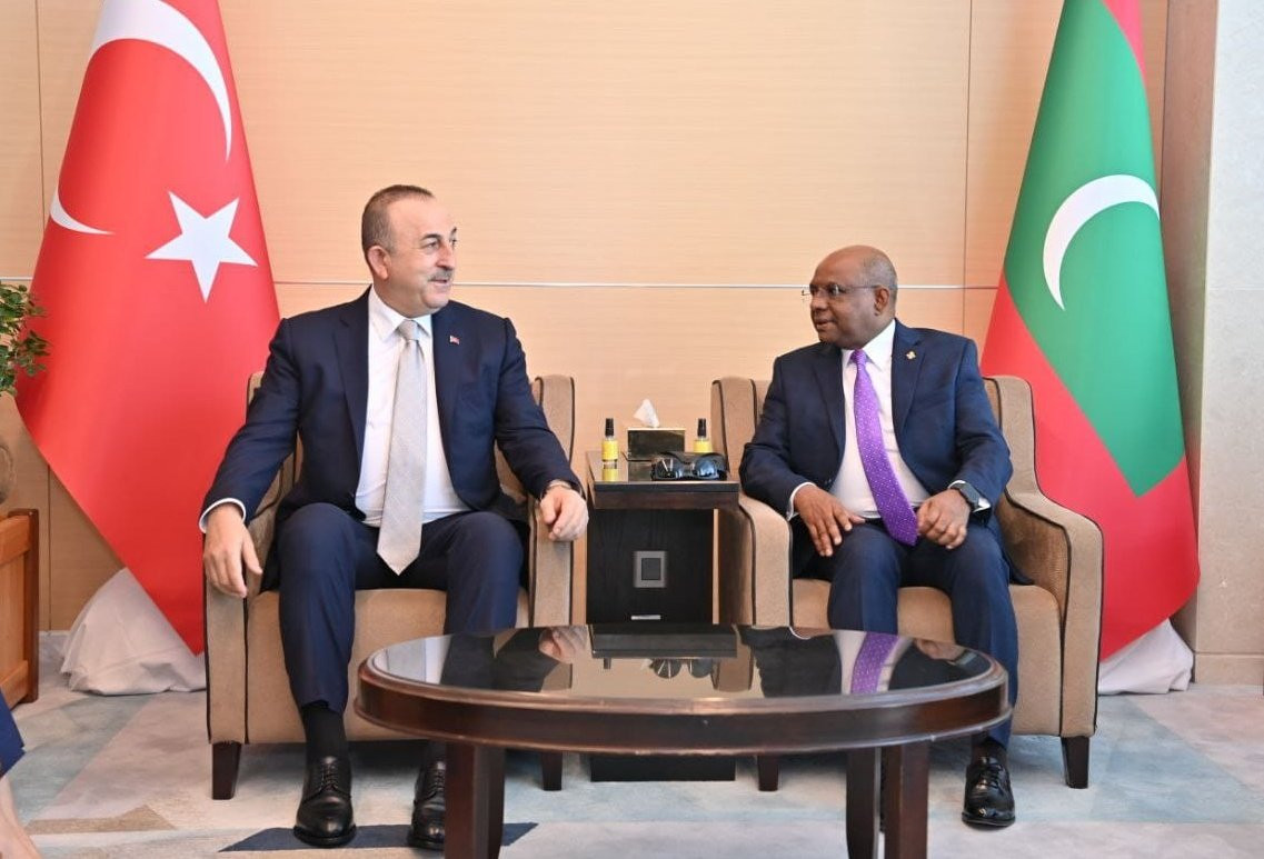 ތުރުކީގެ ފޮރިން މިނިސްޓަރ ރާއްޖެ ވަޑައިގަތުން