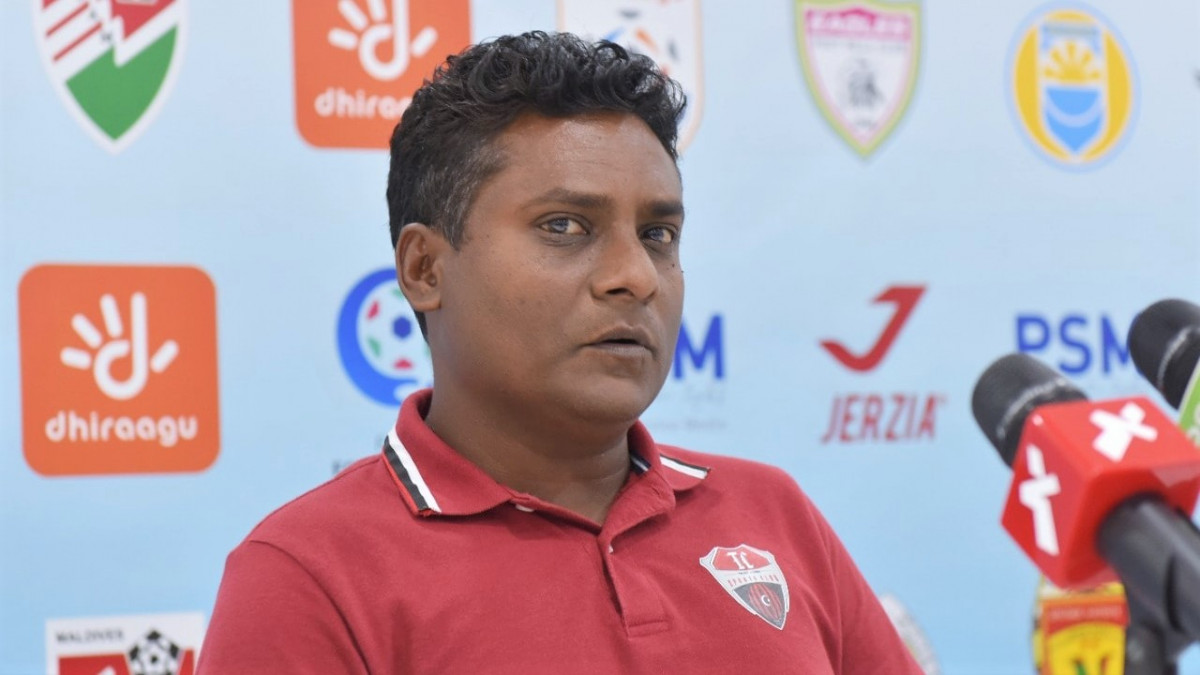 ޓީސީ ސްޕޯޓްސް ކުލަބުގެ ކޯޗު މުޙައްމަދު ޝާޒްލީ (ޝާޒް)