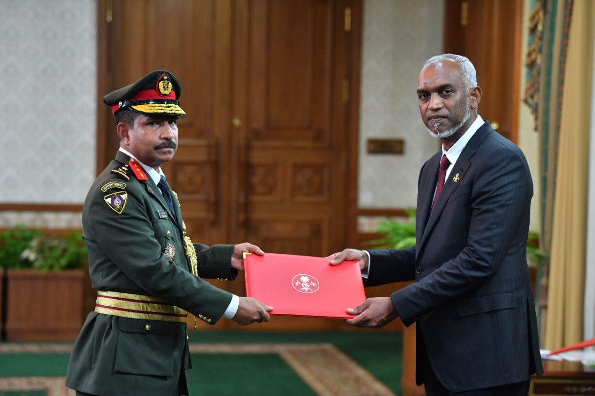President appoints Major General Abdul Raheem Abdul Latheef as Chief of Defence Force