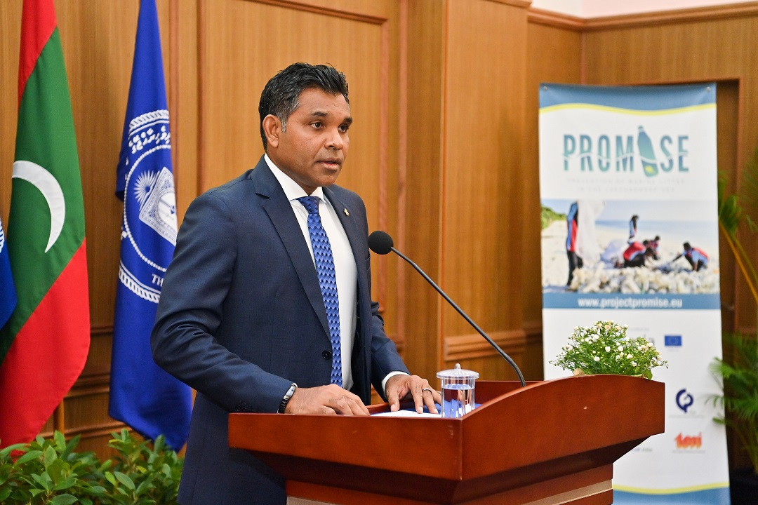 Vice President Faisal Naseem, speaking at the first PROMISE Policy Round Table Meeting