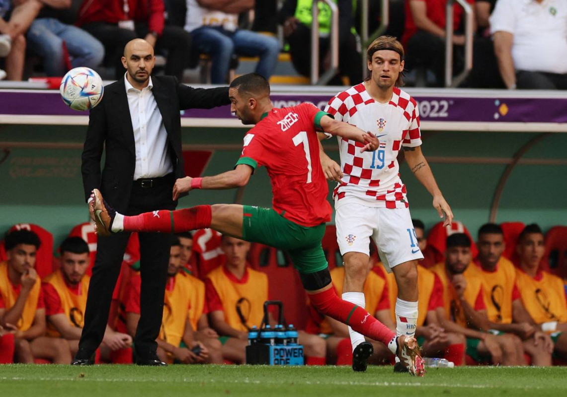 ކްރޮއޭޝިޔާއާއި މޮރޮކޯ ކުޅުނު މެޗުގެ ތެރެއިން - ފޮޓޯ: ރޮއިޓާސް  