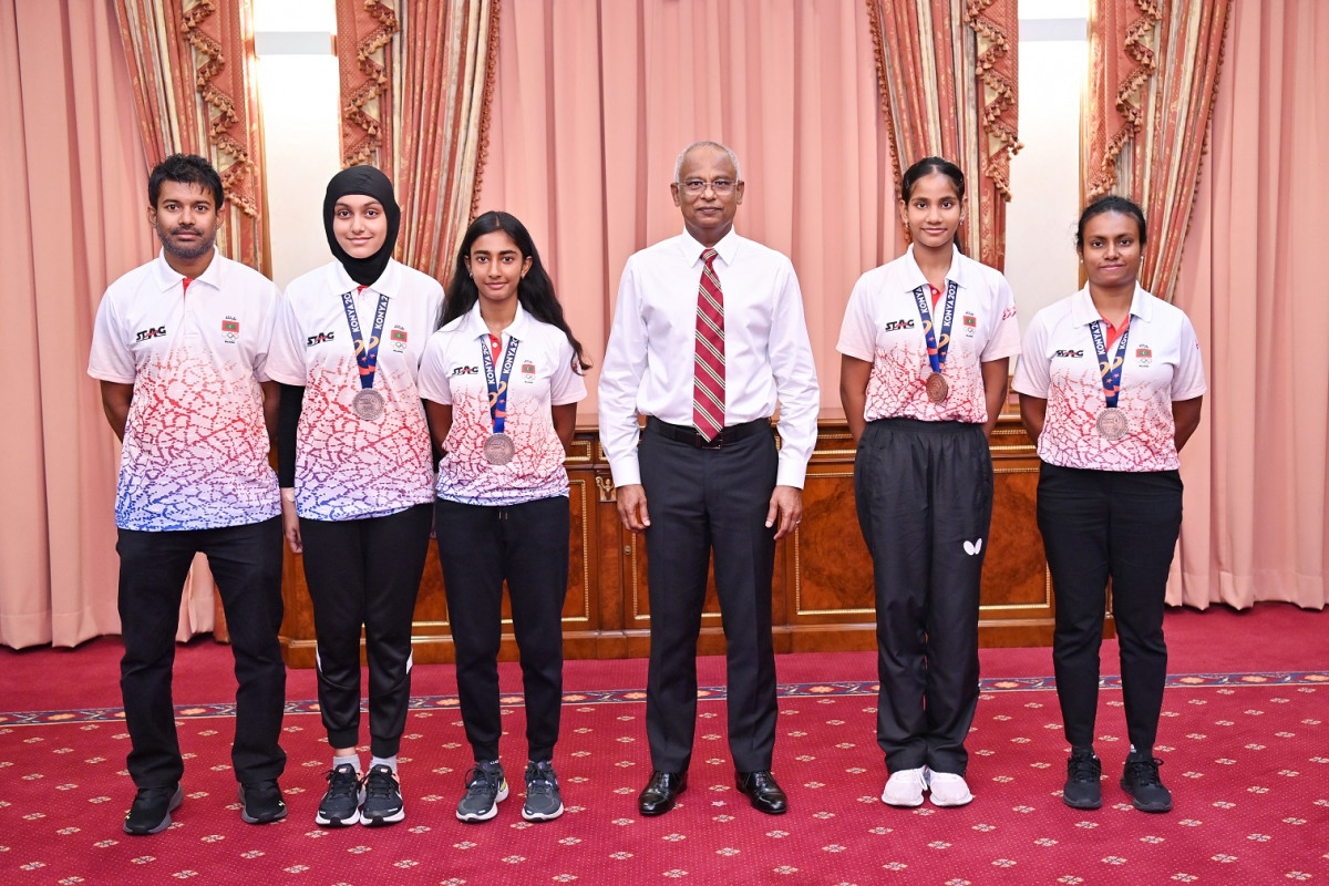 The President reaffirms commitment to providing more opportunities for athletes