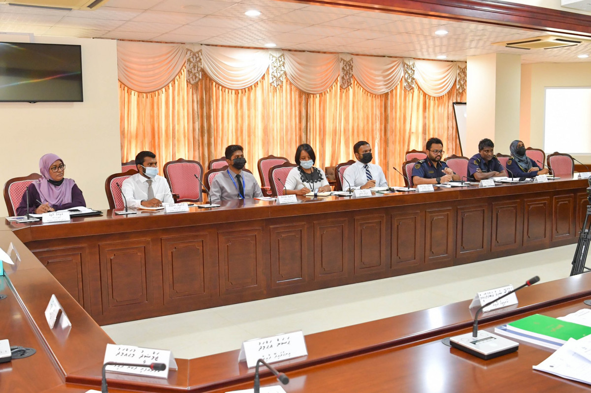 ރަސްމީ ލިޔެކިޔުން ނެތް ބިދޭސީ މަސައްކަތްތެރިންގެ މައްސަލަ އާއި ގުޅޭގޮތުން، ރައްޔިތުންގެ މަޖިލީހުގެ ޚާރިޖީ ގުޅުންތަކުގެ ކޮމިޓީން ކަމާއި ގުޅުންހުރި އިދާރާތަކާއި ބައްދަލުކުރެއްވުން