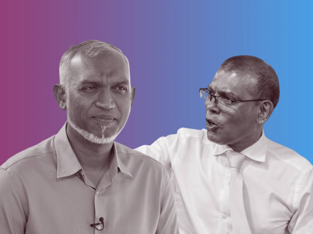 އިންތިޚާބީ ރައީސް ޑރ މުޙައްމަދު މުއިއްޒު އަދި މަޖިލިސް ރައީސް މުޙައްމަދު ނަޝީދު