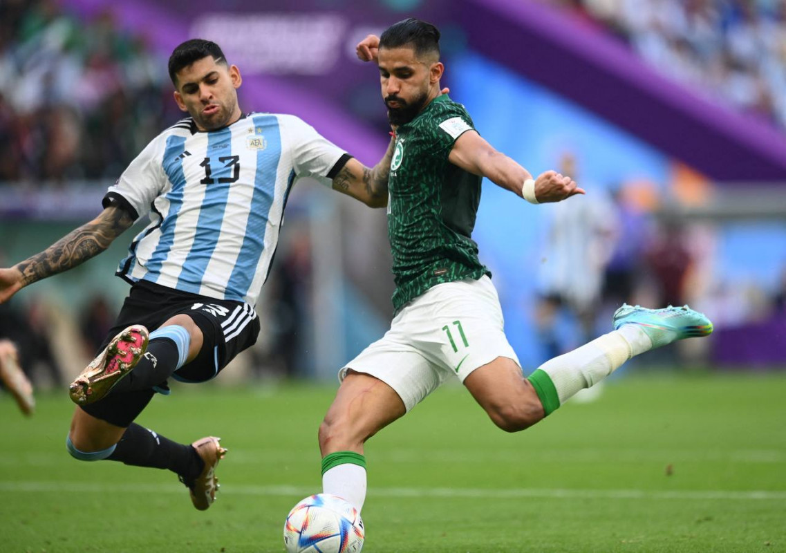 އާޖެންޓީނާ އަދި ސައޫދީ އަރަބިއްޔާ ކުޅުނު މެޗުގެ ތެރެއިން: ފޮޓޯ - ރޮއިޓާސް 