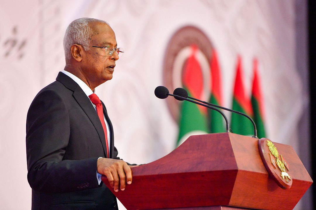 ރައީސުލްޖުމްހޫރިއްޔާ އިބްރާހީމް މުހައްމަދު ސާލިހު - ފޮޓޯ: ރައީސް އޮފީސް