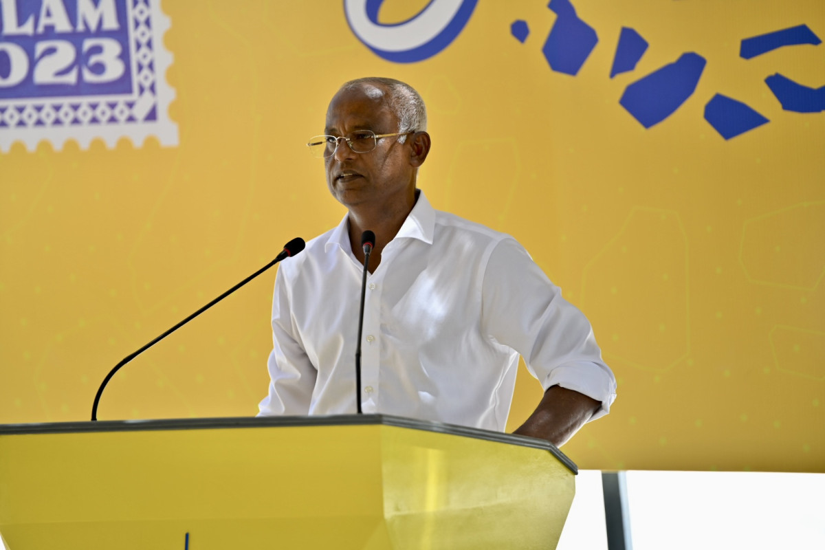 ރައީސުލްޖުމްހޫރިއްޔާ އިބްރާހީމް މުހައްމަދު ސާލިހު ފެހެންދޫގައި ވާހަކަފުޅުދައްކަވަނީ