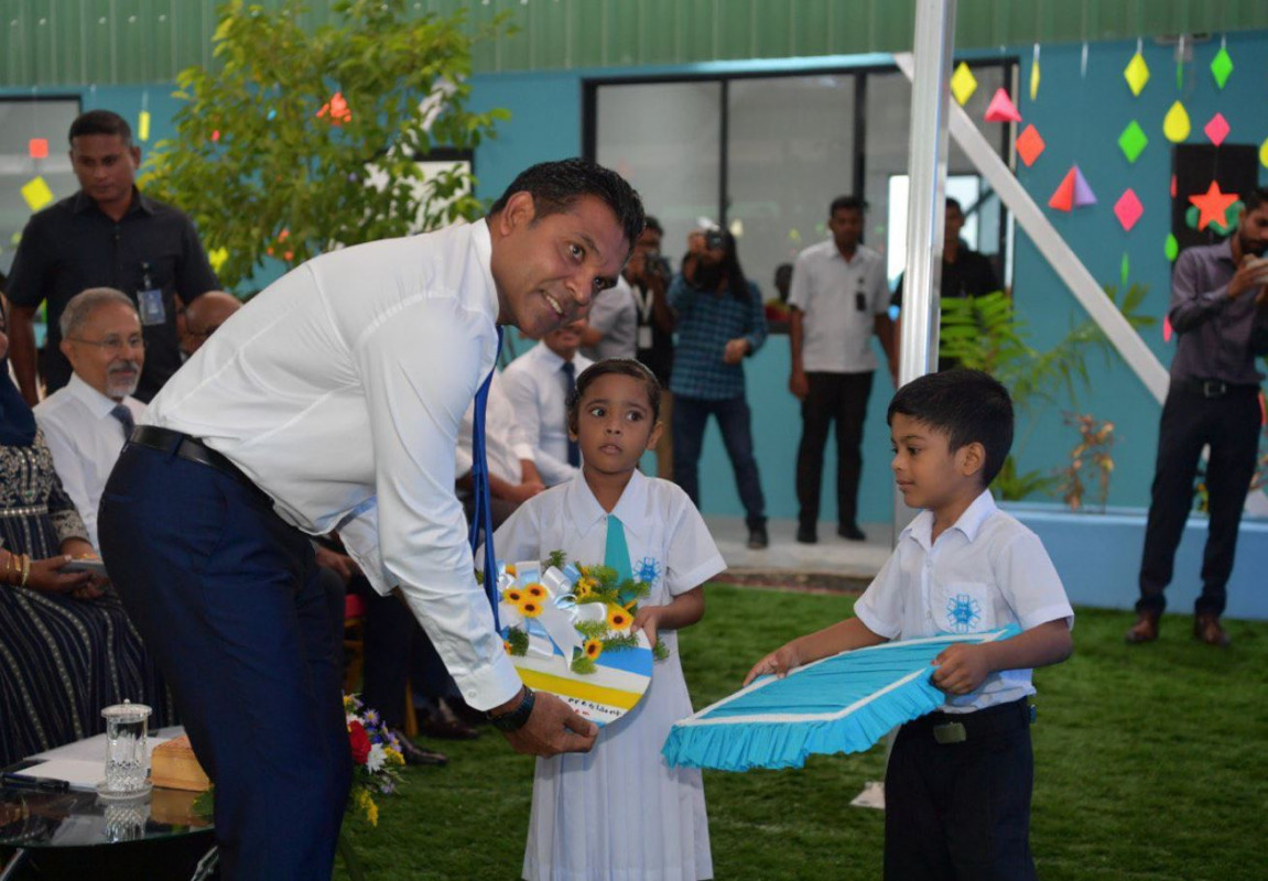 ހުޅުމާލޭ ފޭސް 2ގެ ފުރަތަމަ ސްކޫލުކަމަށްވާ ކާމިލް ދީދީ ޕްރައިމަރީ ސްކޫލު ހުޅުވުމުގެ ރަސްމިއްޔާތުގެ ތެރެއިން