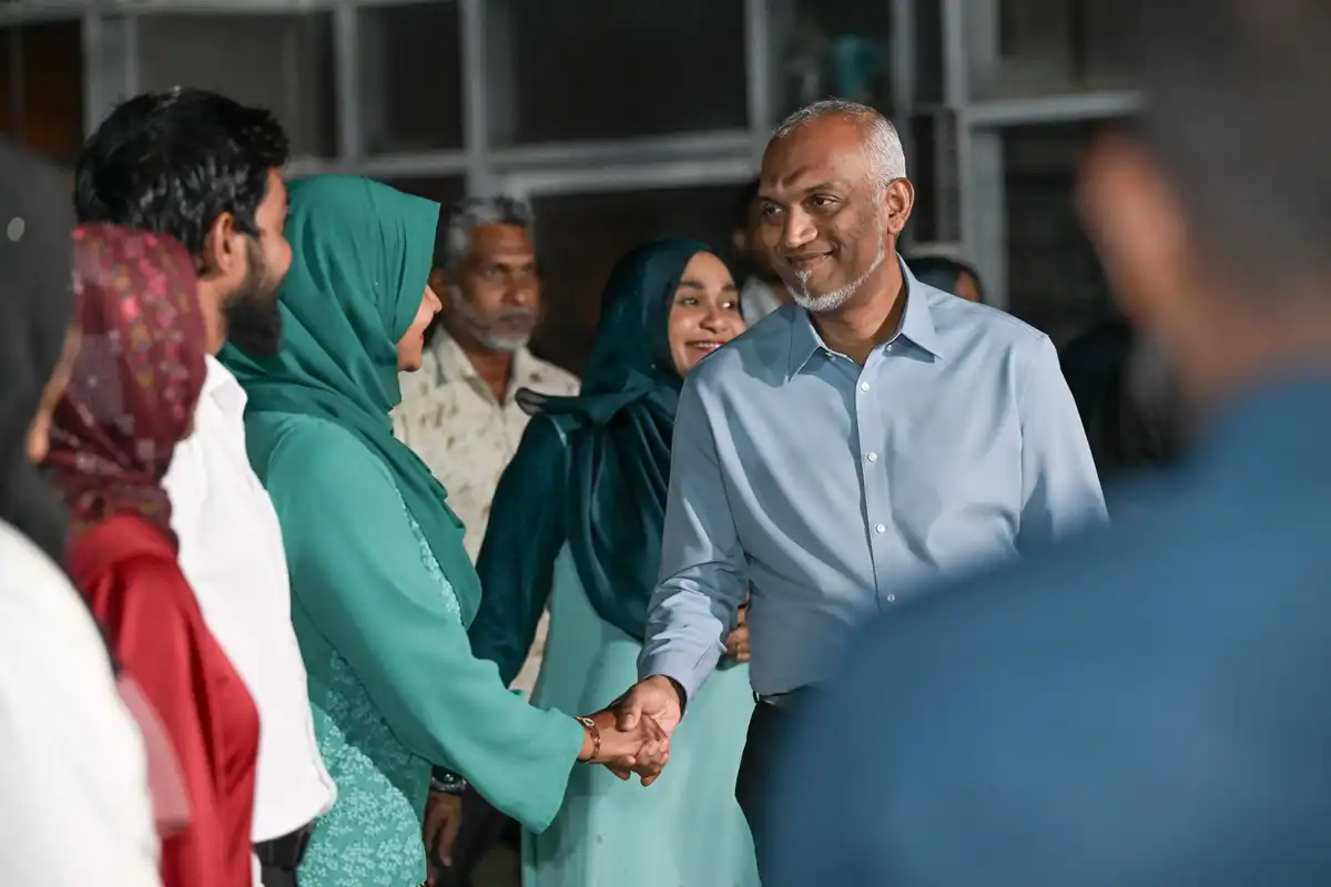 ދ. މީދޫގައި ޕީއެންސީ އިން ބޭއްވި ޖަލްސާގެ ތެރެއިން.