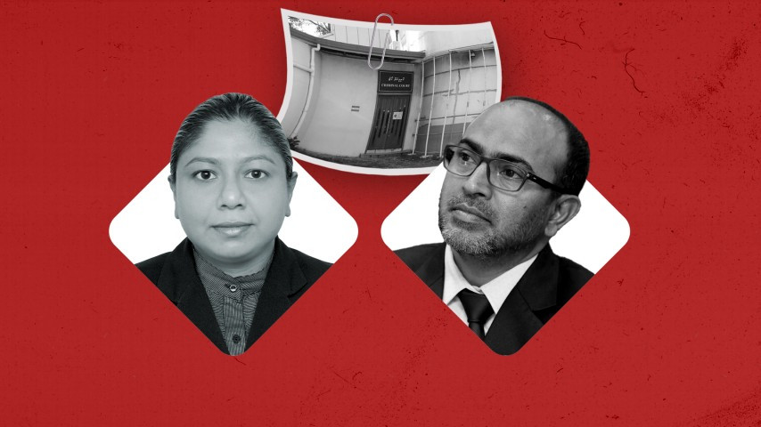 ކްރިމިނަލް ކޯޓުގައި ޝެޑިއުލް ކުރެވުނު ނިސްބަތުން މައްސަލަތައް ކުރިއަށް ގެންދެވި ގޮތަށް ބަލާއިރު އެންމެ ގިނަ މައްސަލަ ކުރިއަށް ގެންދެވި ގާޒީ ދީބާނާޒްއާއި އެންމެ މަދުން ކުރިއަށް ގެންދެވި ގާޒީ ޙަސަން ސައ