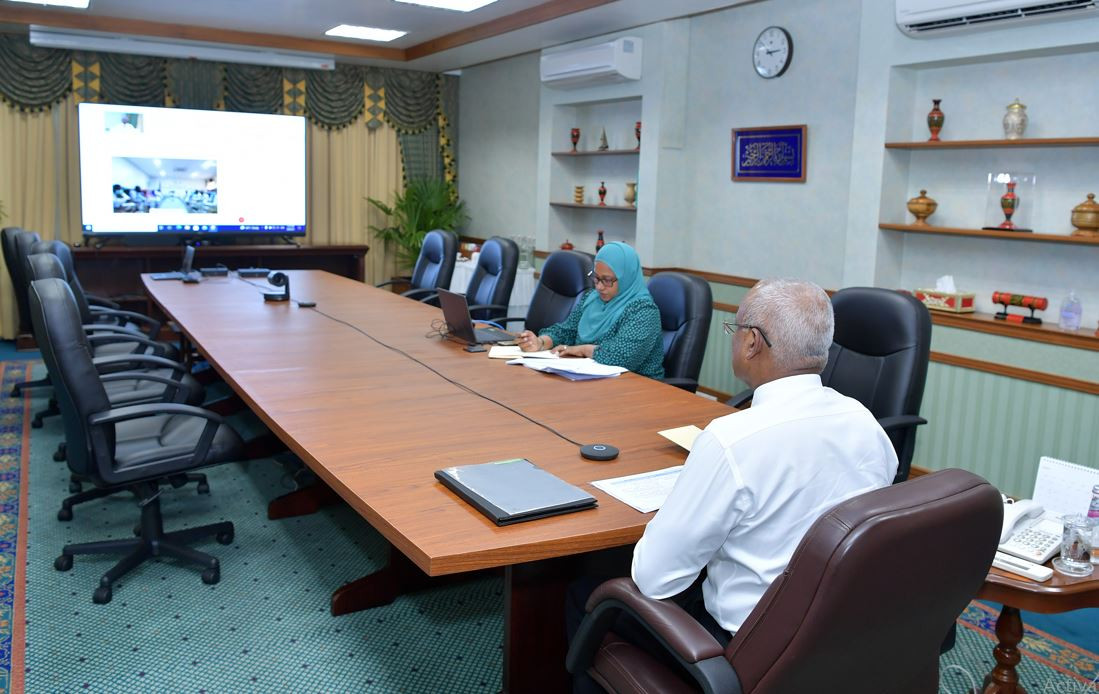 ވަރޗުއަލްކޮށް ކުރިއަށް ގެންދިޔަ ބައްދަލުވުމުގެ ތެރެއިން