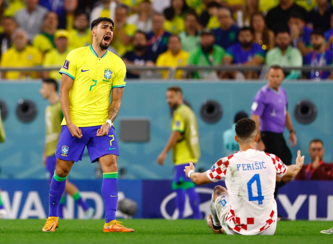 ބްރެޒިލް އަދި ކްރޮއޭޝިއާ ކުޅުނު މެޗުގެ ތެރެއިން - ފޮޓޯ: ރޮއިޓާސް