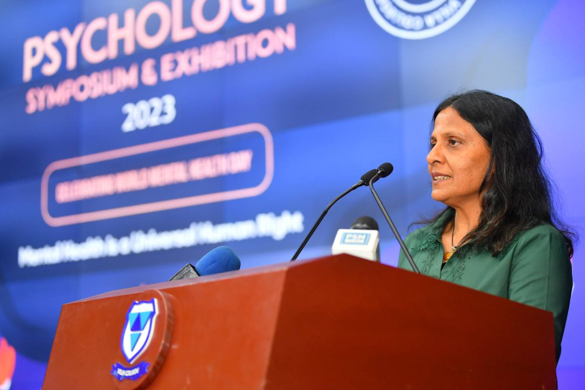 The First Lady stresses on the importance of accessible, affordable, and decentralised mental health care