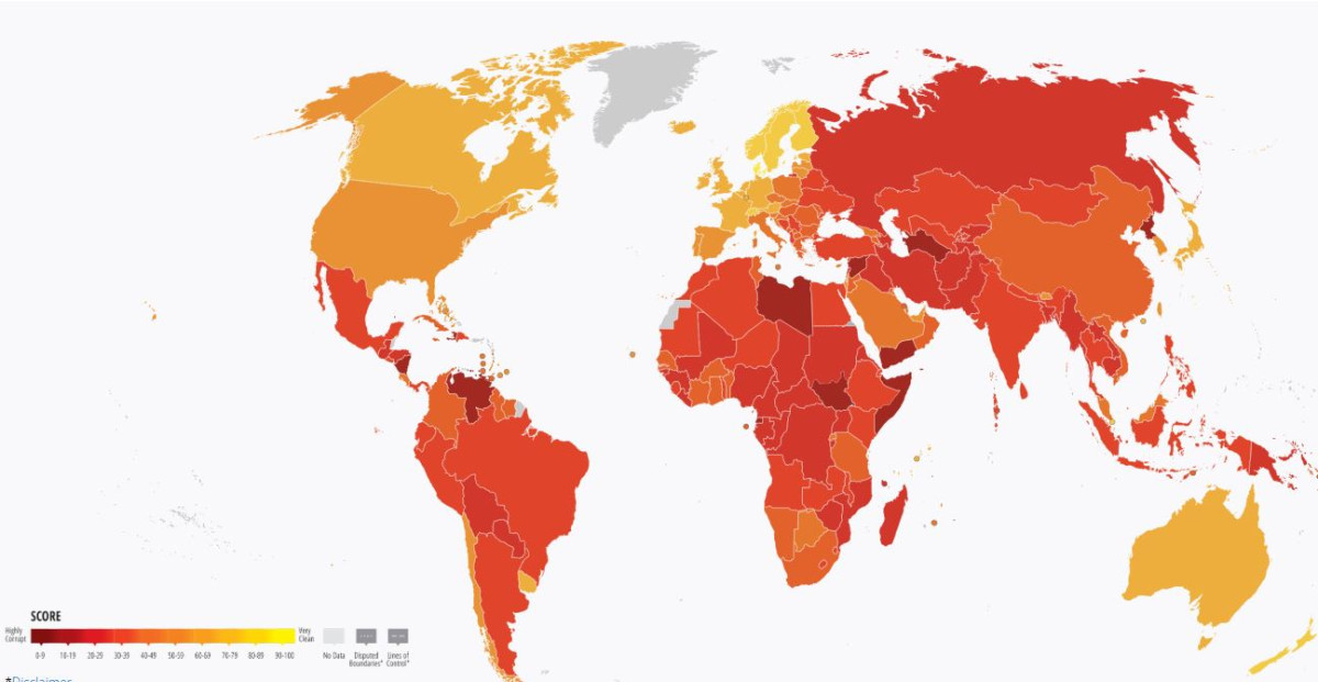 ކޮރަޕްޝަން ހުރި މިންގަނޑު ދެނެގަތުމަށް ބަލާ ކޮރަޕްޝަން ޕަރސެޕްޝަން އިންޑެކްސް