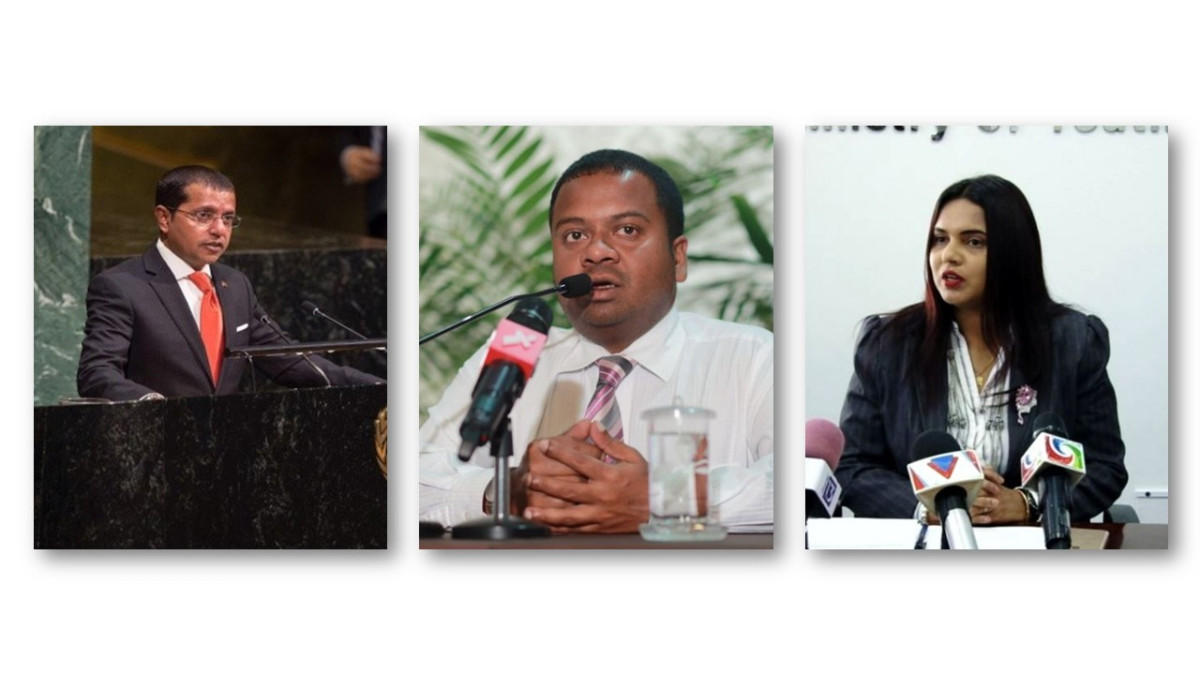 ތިން ގައުމަކަށް އައްޔަންކުރައްވާ ސަފީރުން