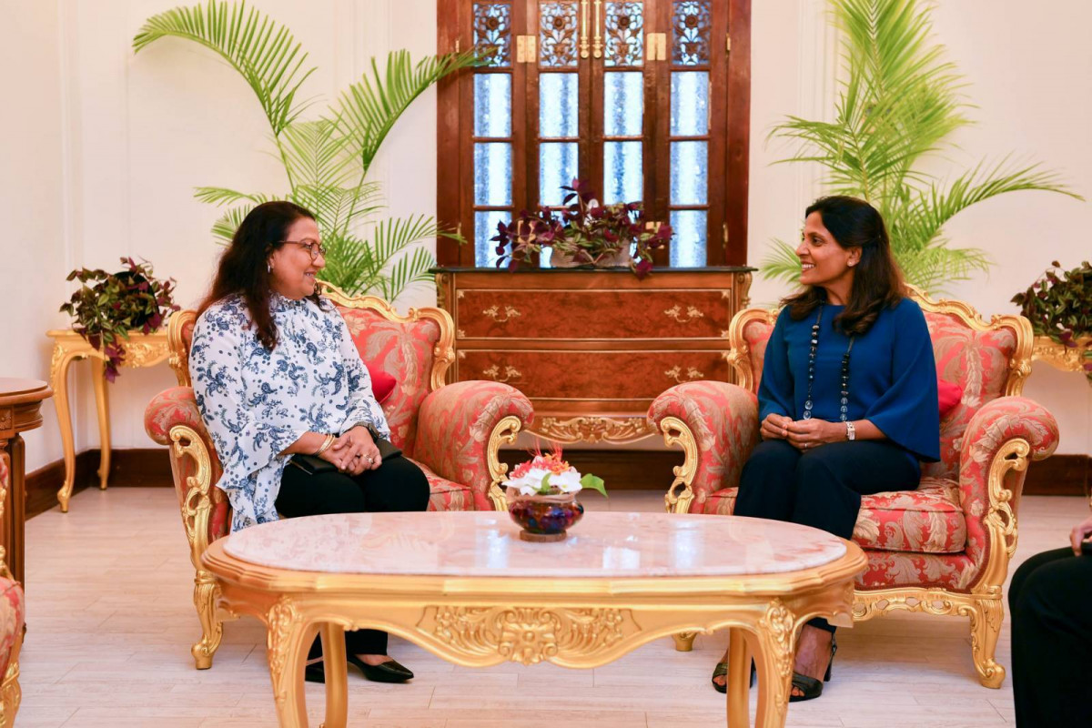 Spouse of PGA of the 76th session of UNGA pays courtesy call on First Lady