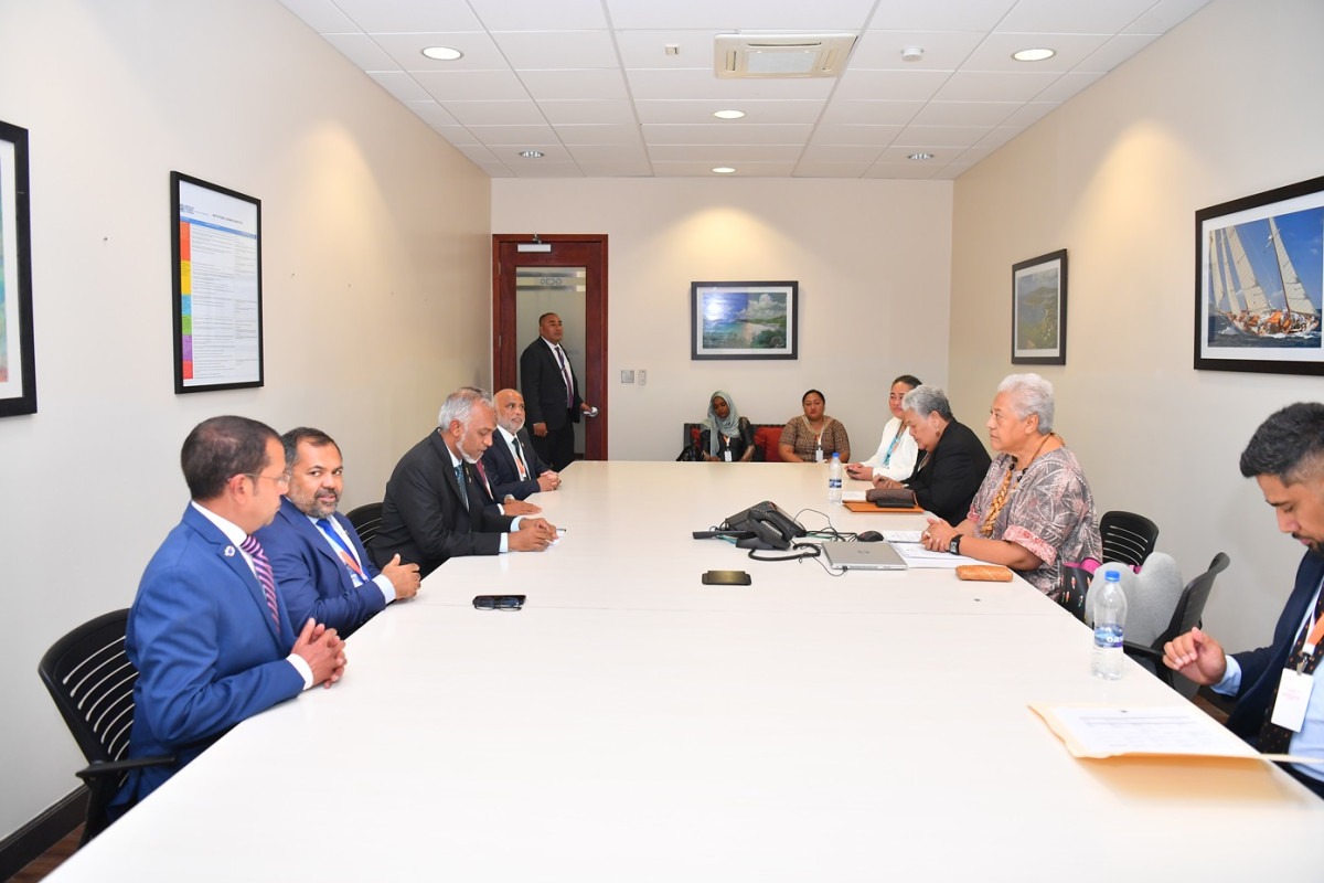 President Muizzu met the Prime Minister of Samoa on Monday