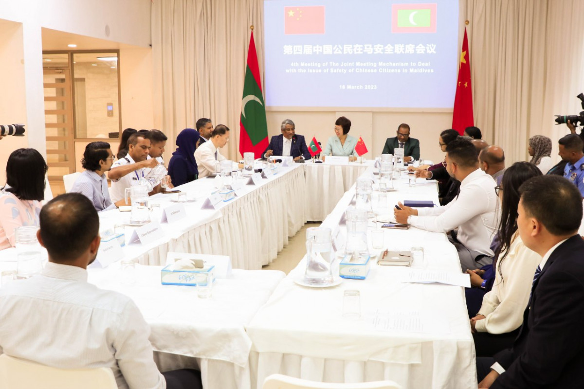 Fourth Joint Meeting Mechanism to deal with the issue of safety of Chinese Tourists in the Maldives
