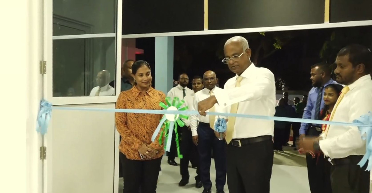 އިހަވަންދޫގެ މަލްޓިޕަރސަސް ހޯލު ހުޅުއްވައިދެއްވުން