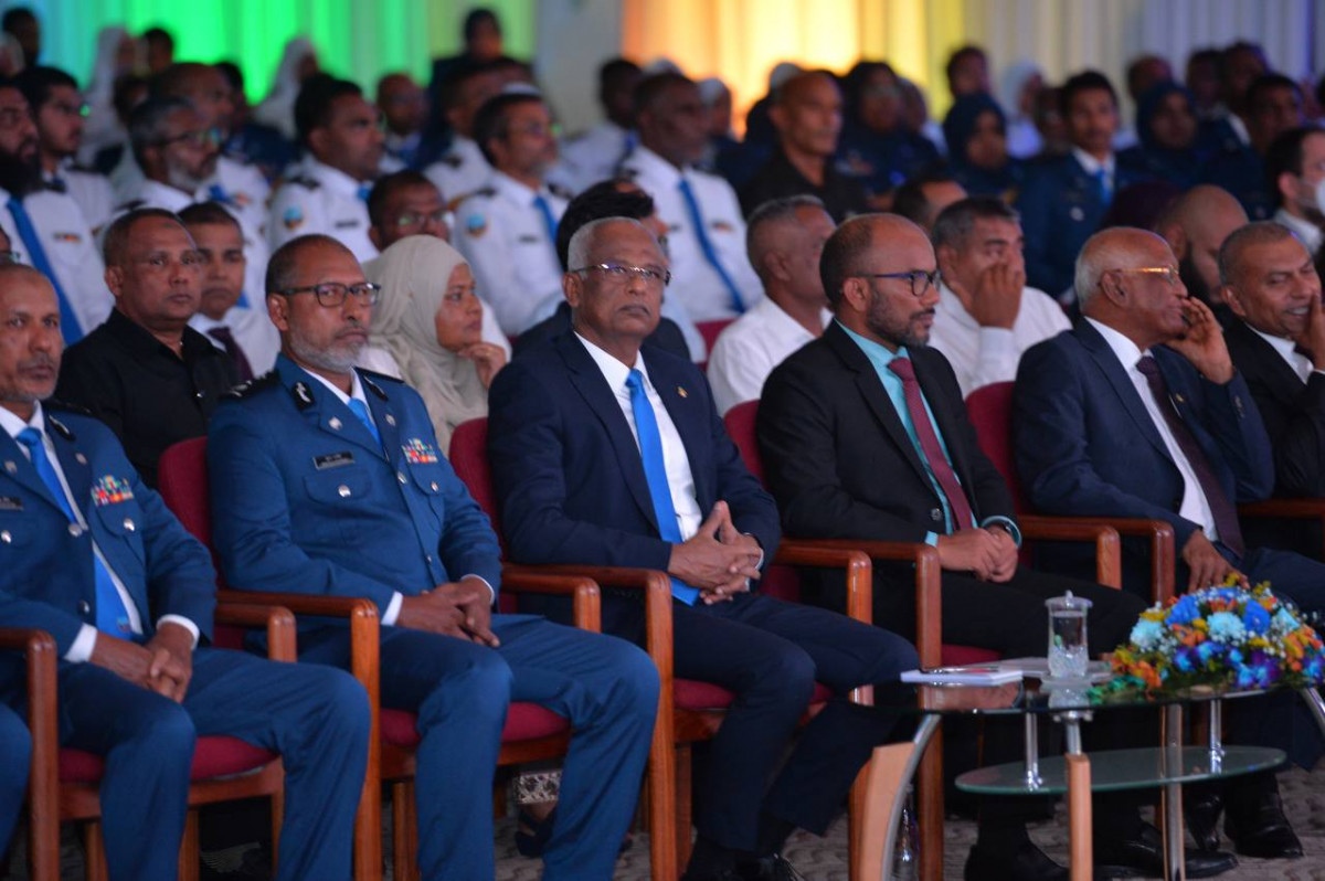 ރައީސުލްޖުމްހޫރިއްޔާ އިބްރާހިމް މުޙައްމަދު ސާލިހު ކަސްޓަމްސްގެ އަހަރީ ޖަލްސާގައި ބައިވެރިވެވަޑައިގަންނަވަނީ