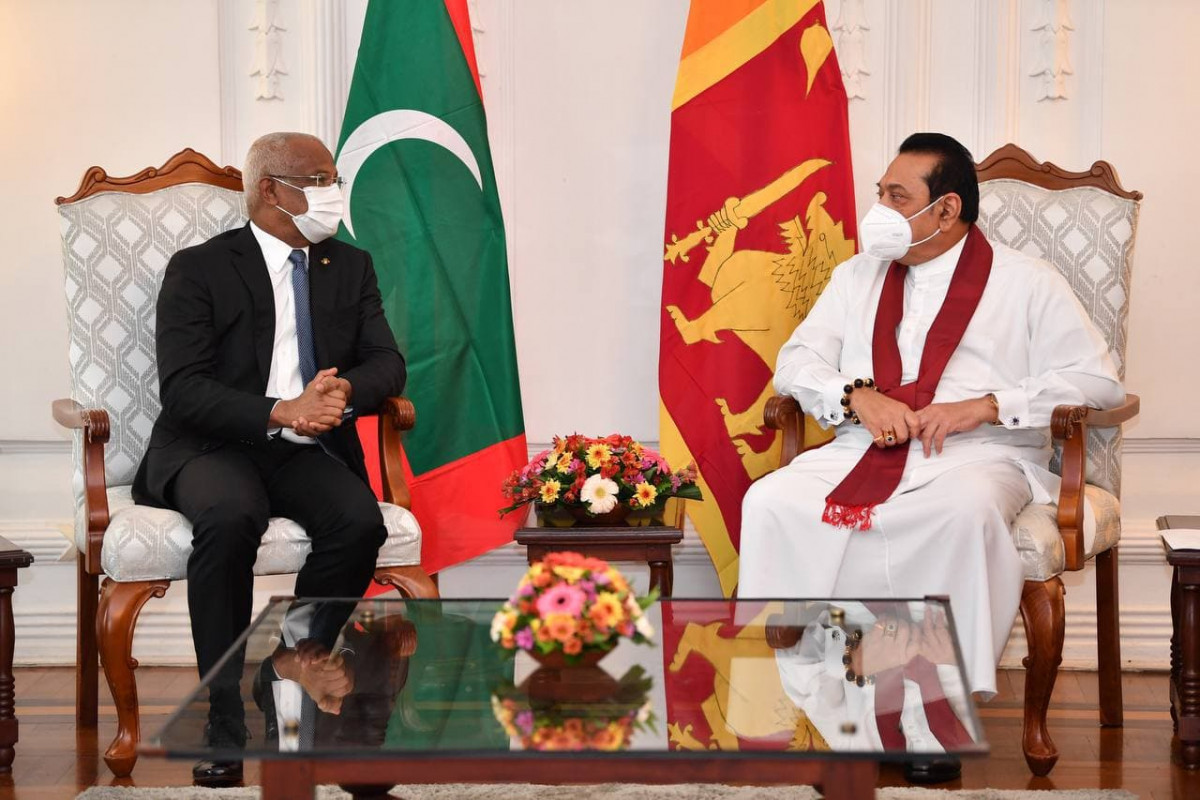 The Prime Minister of Sri Lanka hosts an official luncheon in honor of President Solih