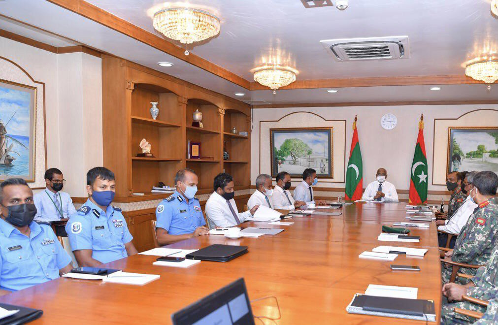 This was revealed during a meeting between the president and NSC on Thursday