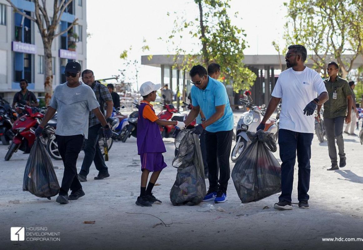 "ވޯލްޑް ކްލީންއަޕް ޑޭ" ފާހަގަކުރުމުގެ ގޮތުން އެޗްޑީސީން އިންޒާމްކޮށްފައިވާ ސާފުކުރުމުގެ ބޮޑު ހަރަކާތް