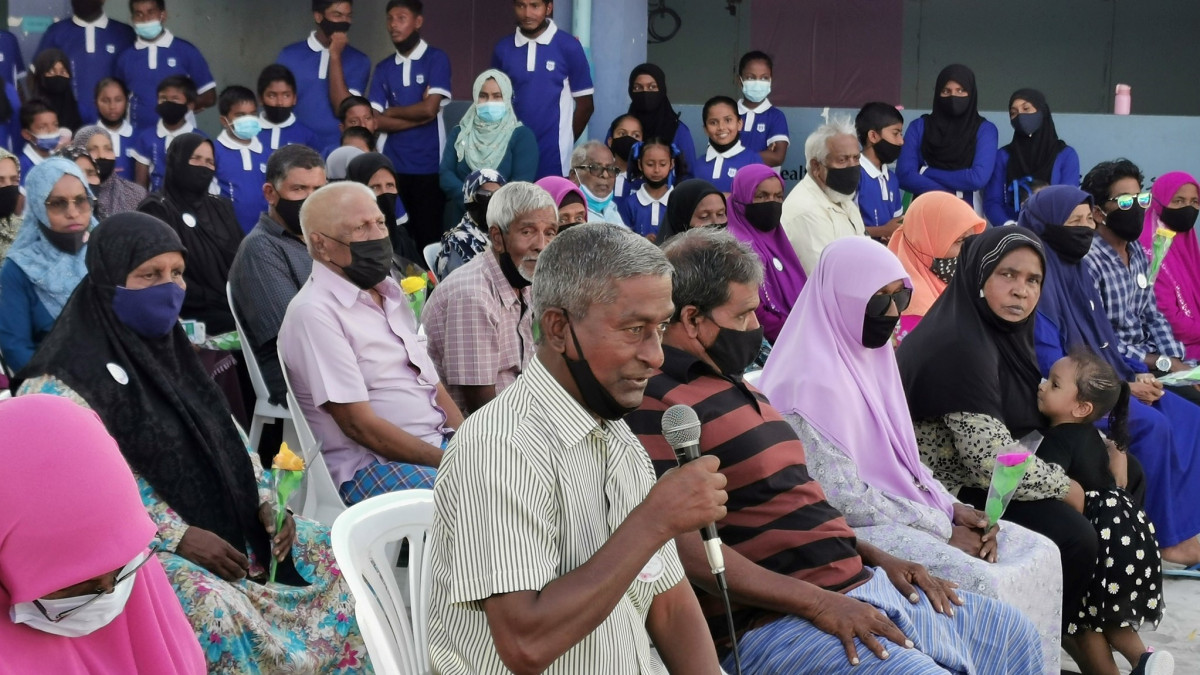 ގައުމީ މާމަ، ކާފަ ދުވަސް ފާހަގަ ކުރުމުގެ ގޮތުން ދޮންފަނު ސްކޫލުން ކުރިޔަށް ގެންދިޔަ ހަރަކާތްތަކުގެ ތެރެއިން - ފޮޓޯ: ދޮންފަނު ސްކޫލް