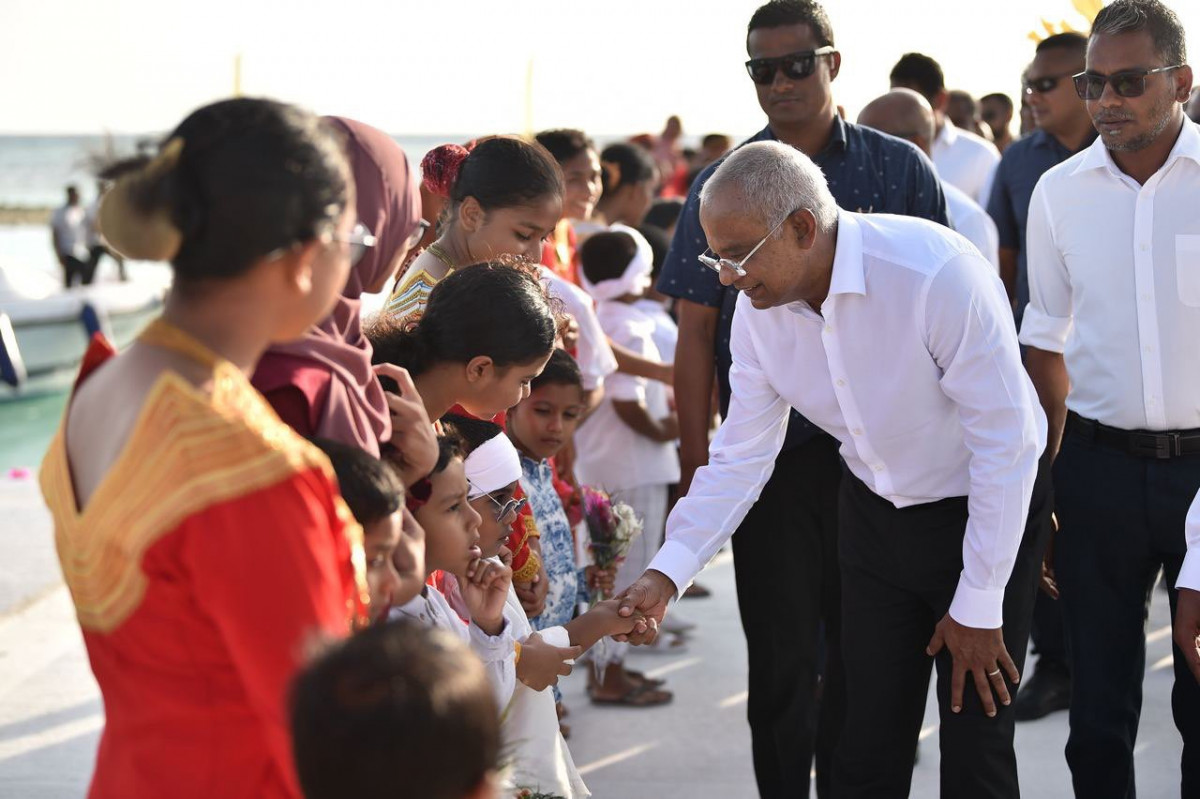 ެރައީސް ޞާލިހް ދާންދޫ އަށް ވަޑައިގަތުން