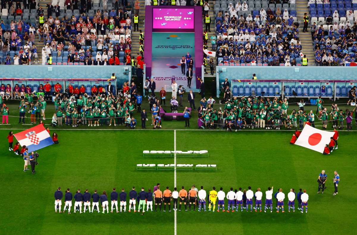 ޖަޕާން އަދި ކްރޮއޭޝިއާ ބައްދަލު ކުރި މެޗުގެ ތެރެއިން - ފޮޓޯ/ ރޮއިޓާސް