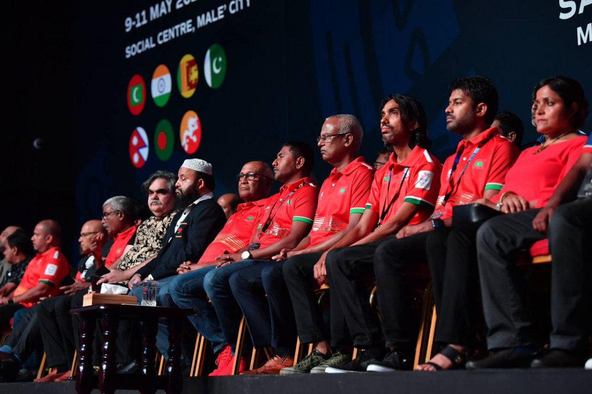 President Ibrahim Mohamed Solih attended the opening ceremony of the South Asian Junior and Cadet Table Tennis Championship 2022