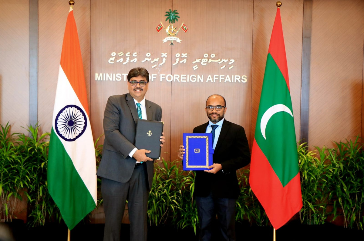 The Government of Maldives has exchanged an agreement of USD 100 million Line of Credit with the Government of India