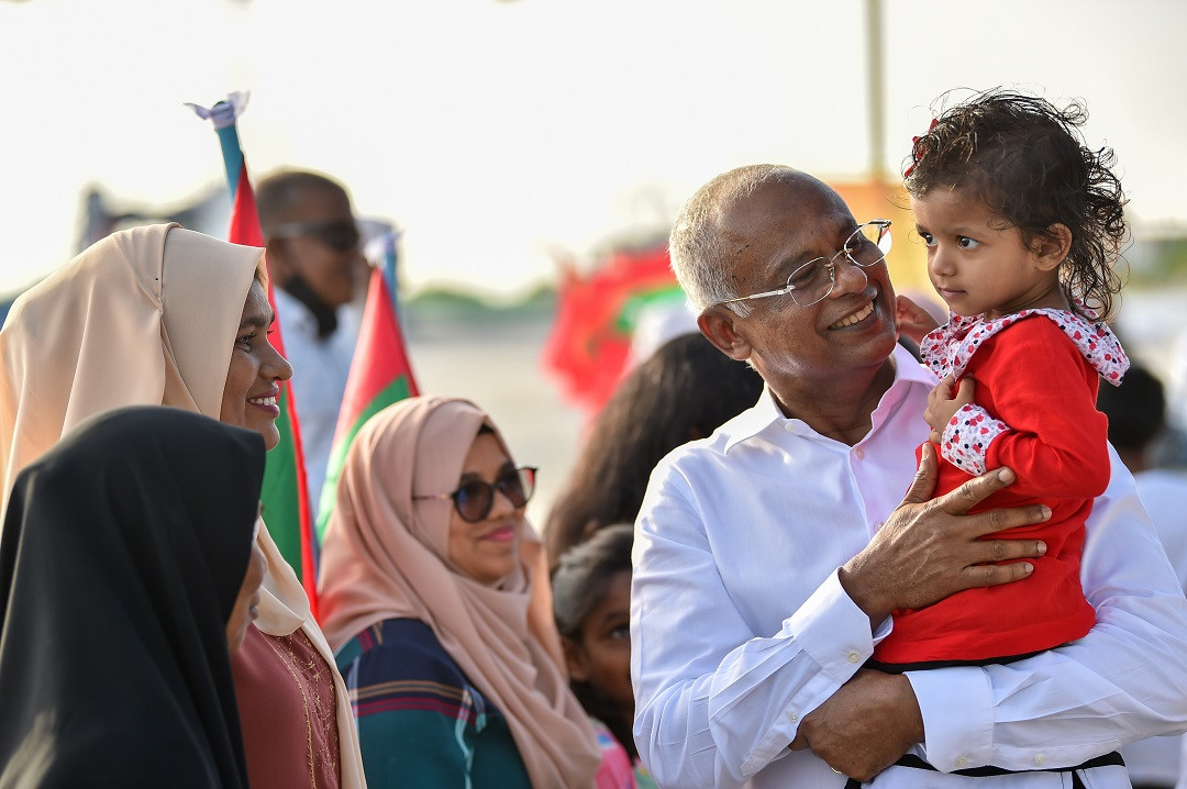 ރައީސުލްޖުމްހޫރިއްޔާ ގއ. ދާންދޫއަށް ކުރެއްވި ދަތުރުފުޅުގެ ތެރެއިން - ފޮޓޯ: ރައީސް އޮފީސް