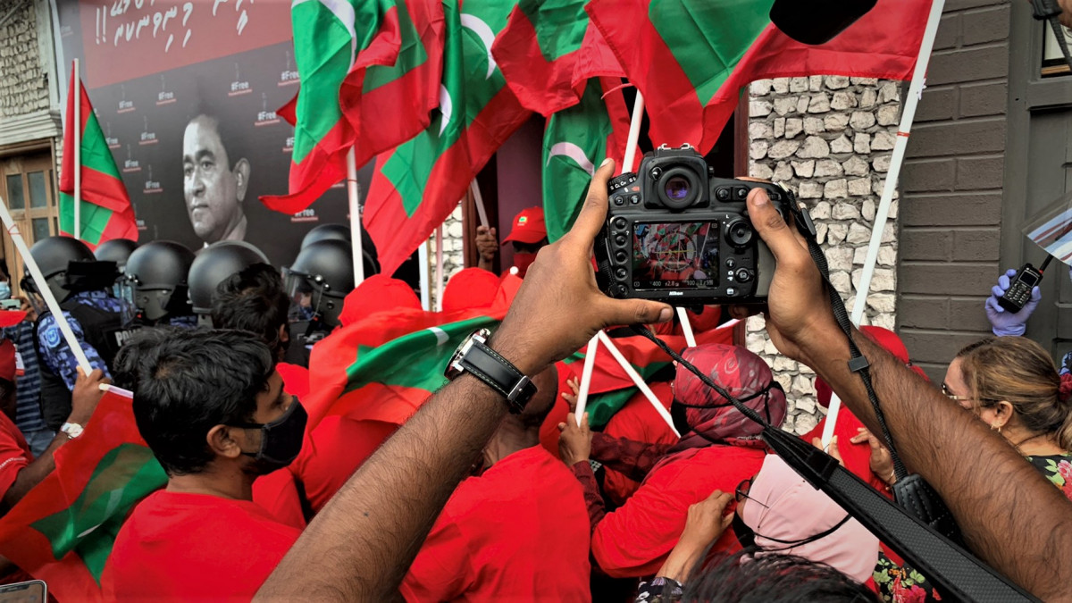 PNC leader Abdul Raheem Abdulla was also arrested by Police during Friday's opposition protests